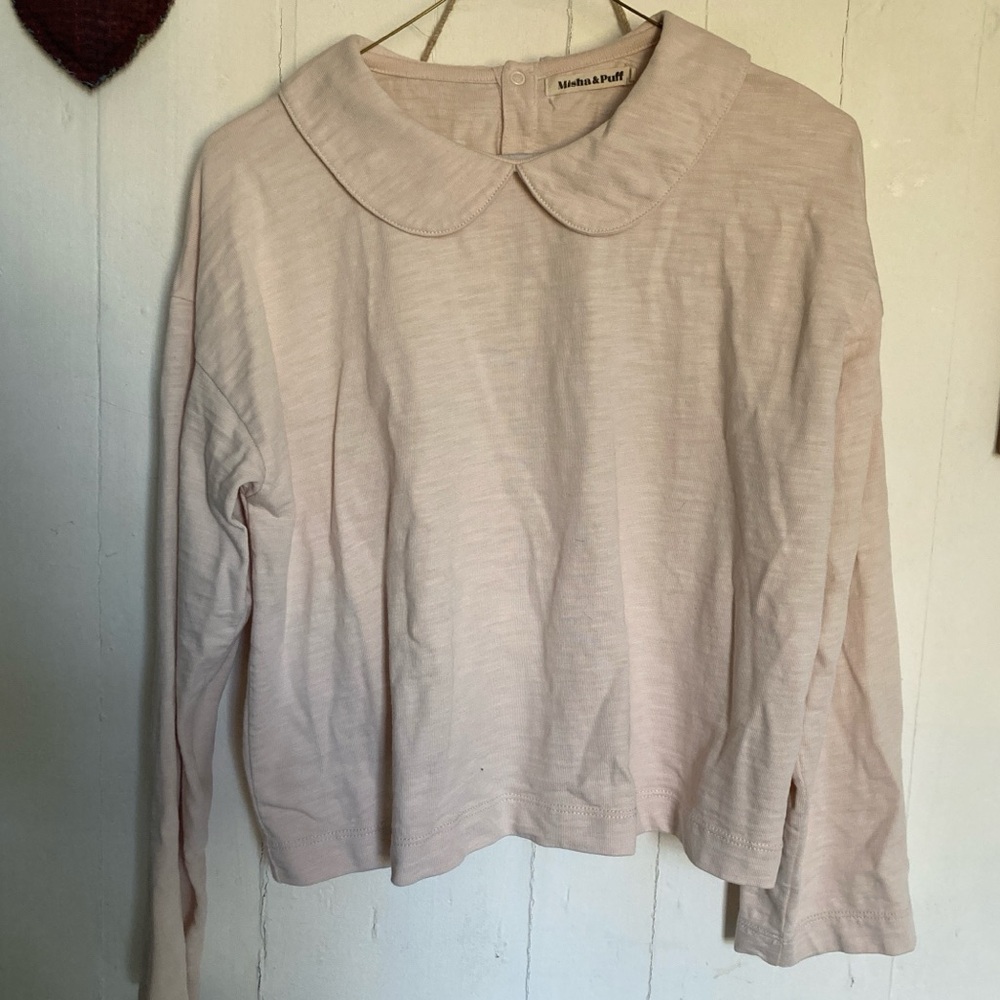 Misha & Puff Peter pan collar cotton top XS